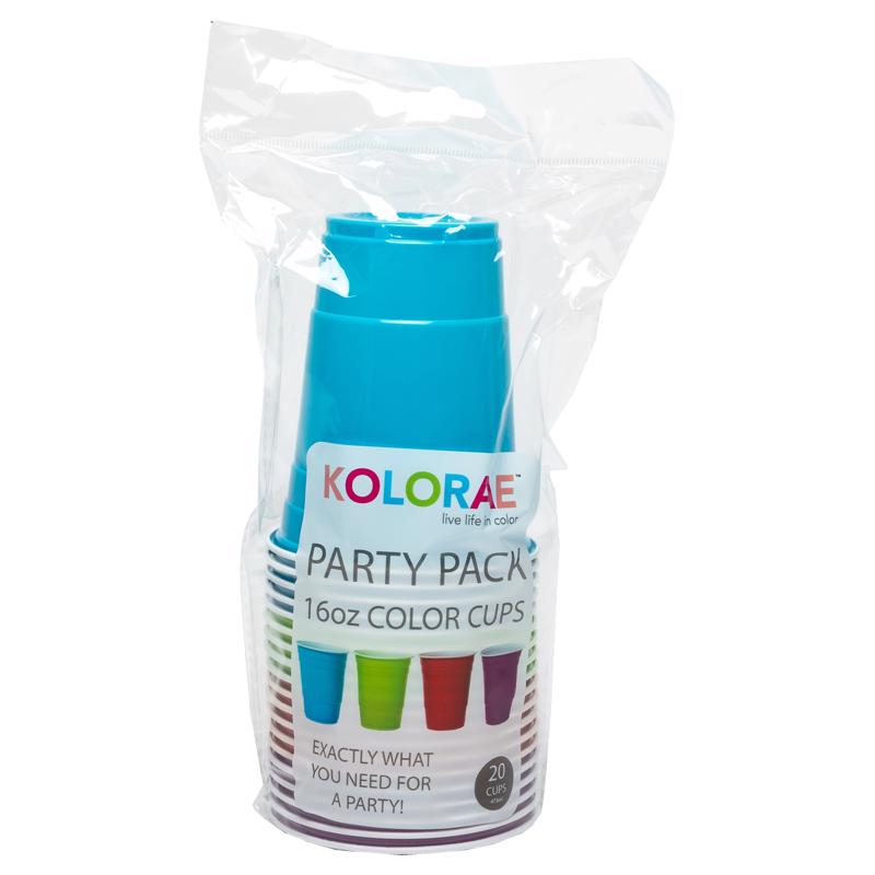 BLUEOCO - Blueoco Kolorea 16 oz Assorted Plastic Cup