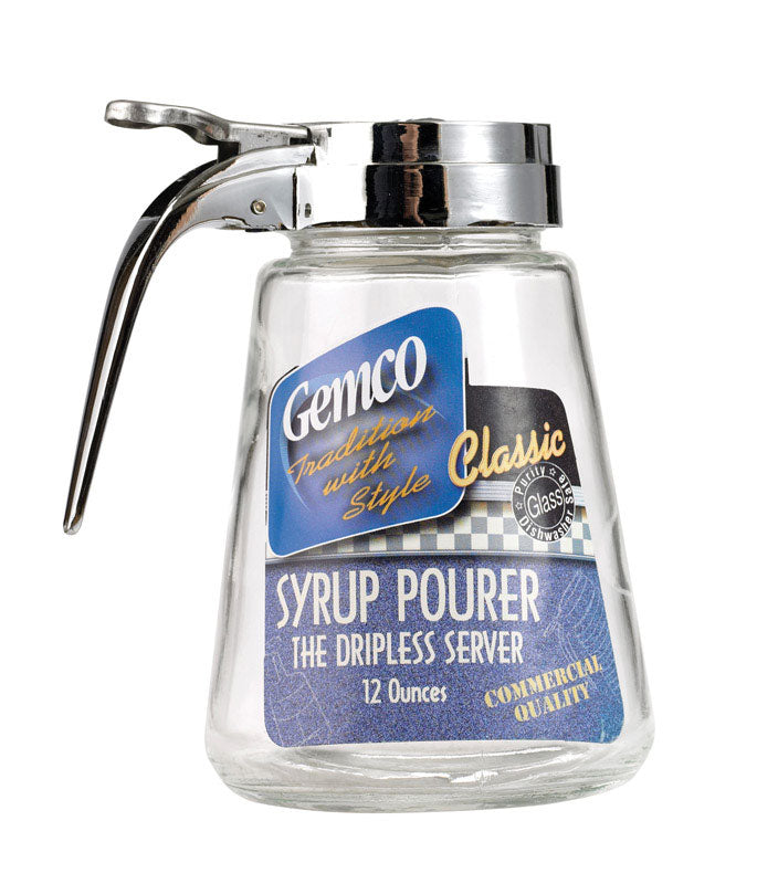 LIFETIME - Lifetime Clear Glass Syrup pourer Syrup Dispenser 1 pk - Case of 6