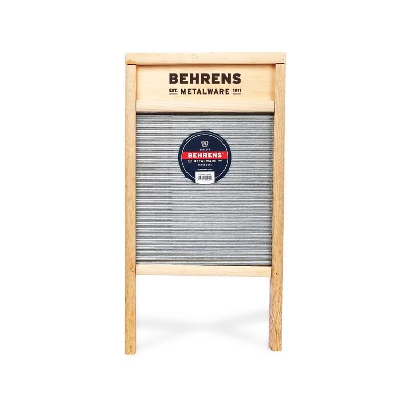 BEHRENS - Behrens 12.5 in. W X 24.5 in. L Galvanized Steel Scrub Surface Washboard