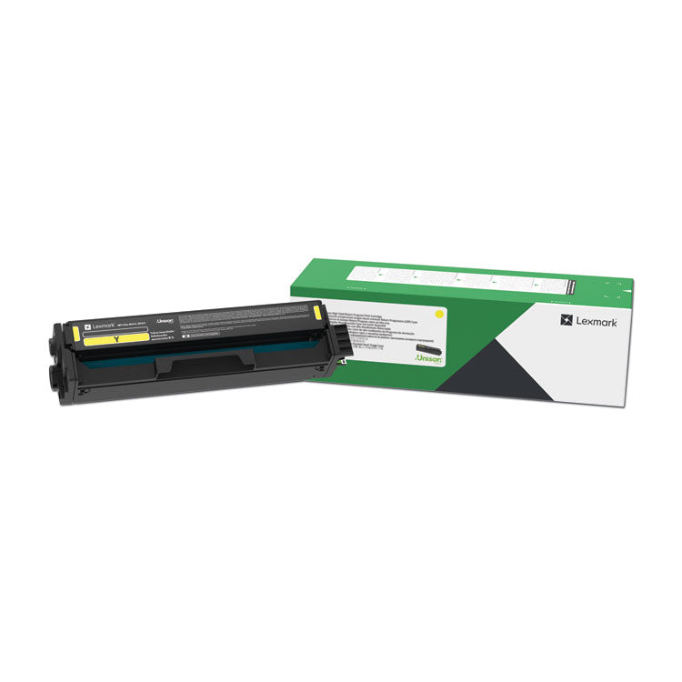 Lexmark - 20N1HY0 Return Program High-Yield Toner, 4,500 Page-Yield, Yellow