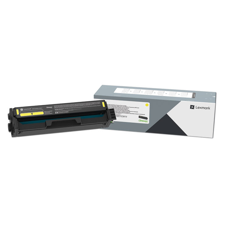 Lexmark - 20N10Y0 Return Program Toner, 1,500 Page-Yield, Yellow