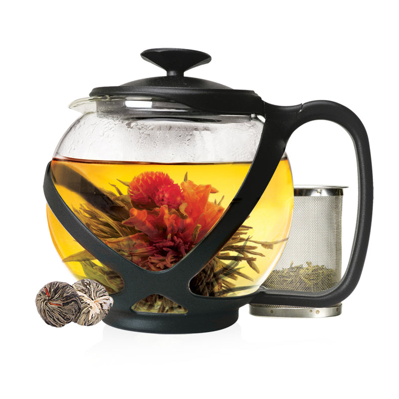 PRIMULA - Primula Tempo Round Black Glass 40 oz Teapot