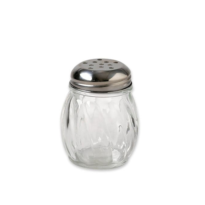 GEMCO - Gemco Clear/Silver Glass/Stainless Steel Cheese Shaker 5 oz