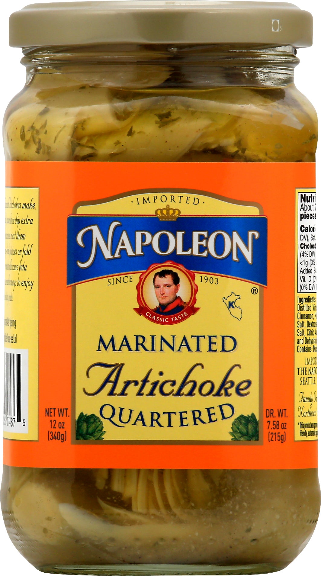 Napoleon Artichoke 12 oz - Case of 12