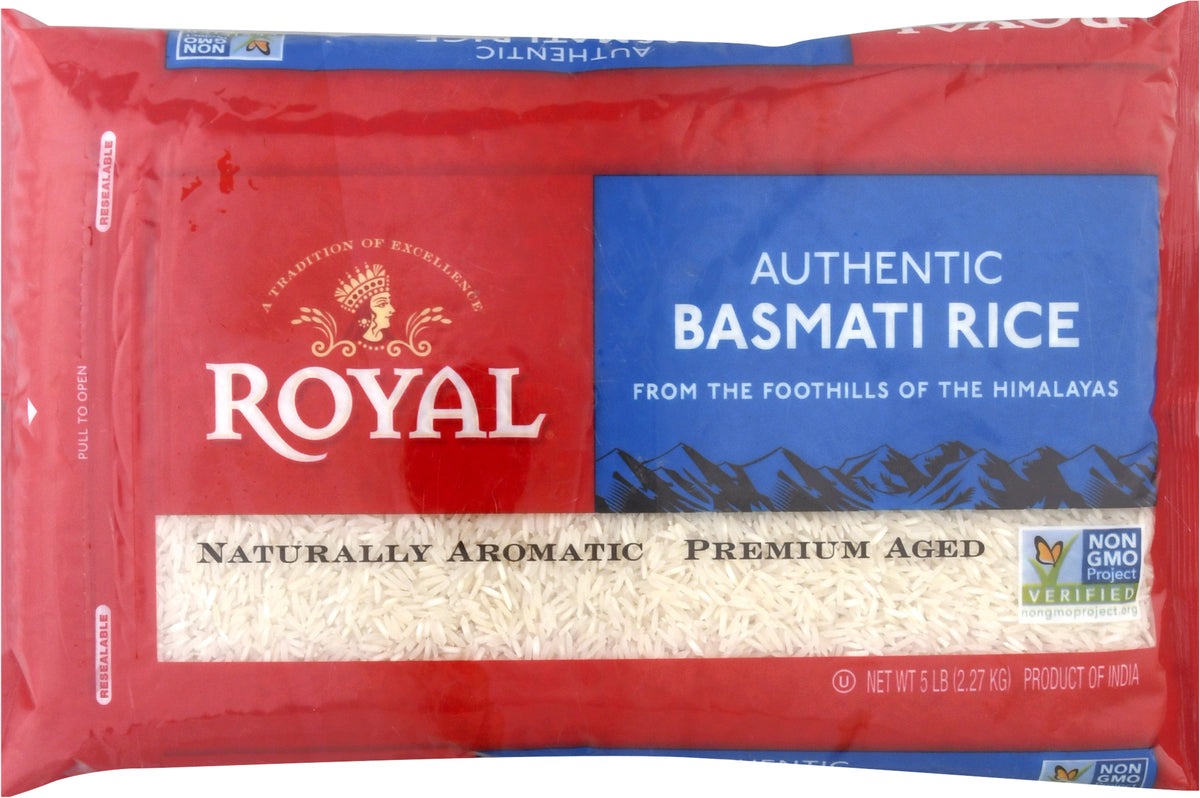 Royal Authentic Basmati Rice 5 lb - Case of 6