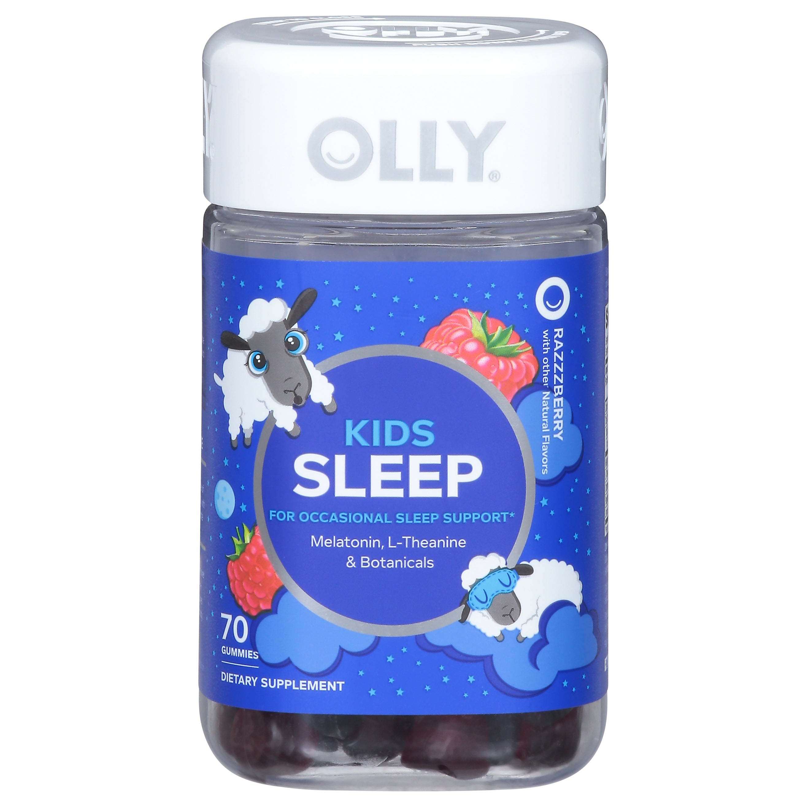 Olly Kids Razzzberry Sleep 70 Gummies - Case of 1