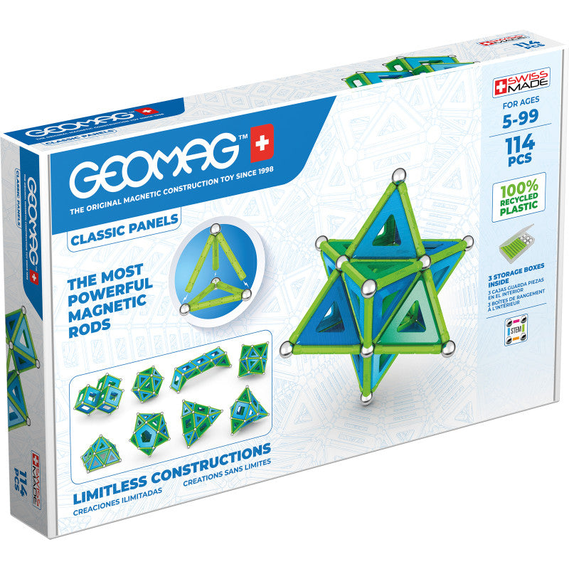 GEOMAG - Geomag™ Green Line Panels, 114 Pieces