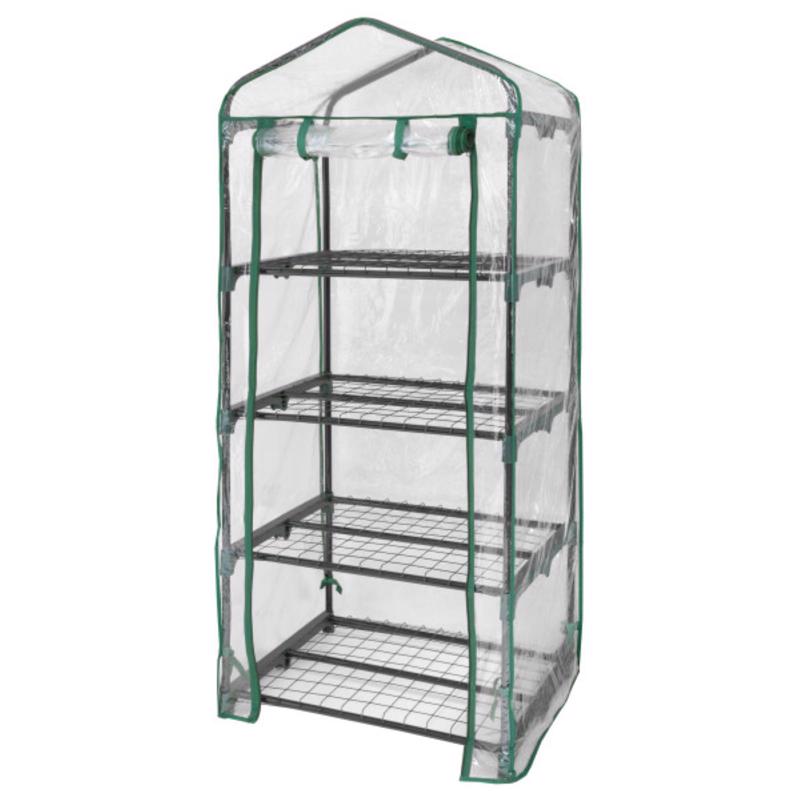 MIRACLE-GRO - Miracle-Gro Clear 23 in. W X 17 in. D X 57 in. H Greenhouse