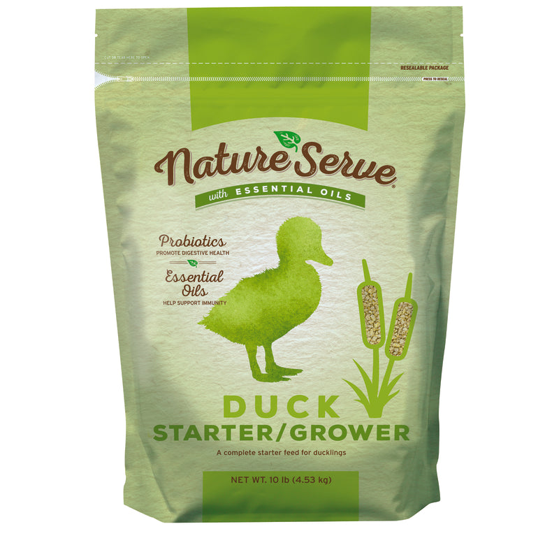 NATURESERVE - NatureServe Grower/Starter Feed Crumble For Duck 10 lb