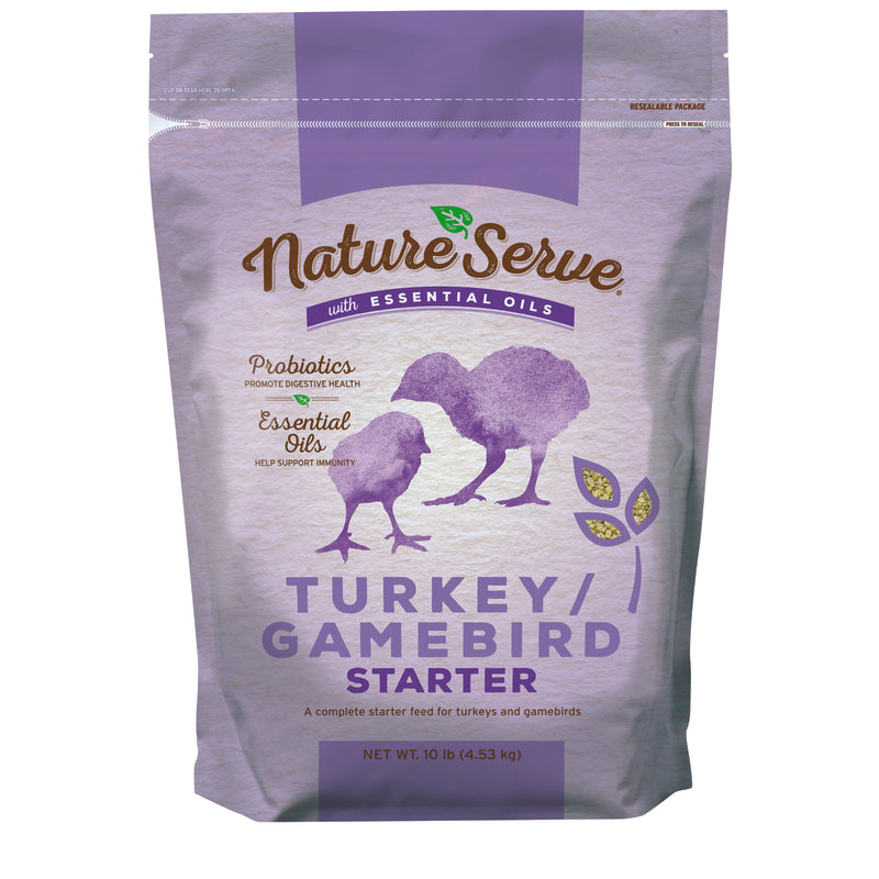 NATURESERVE - NatureServe Grower/Starter Feed Crumble For Turkey/Gamebird 10 lb