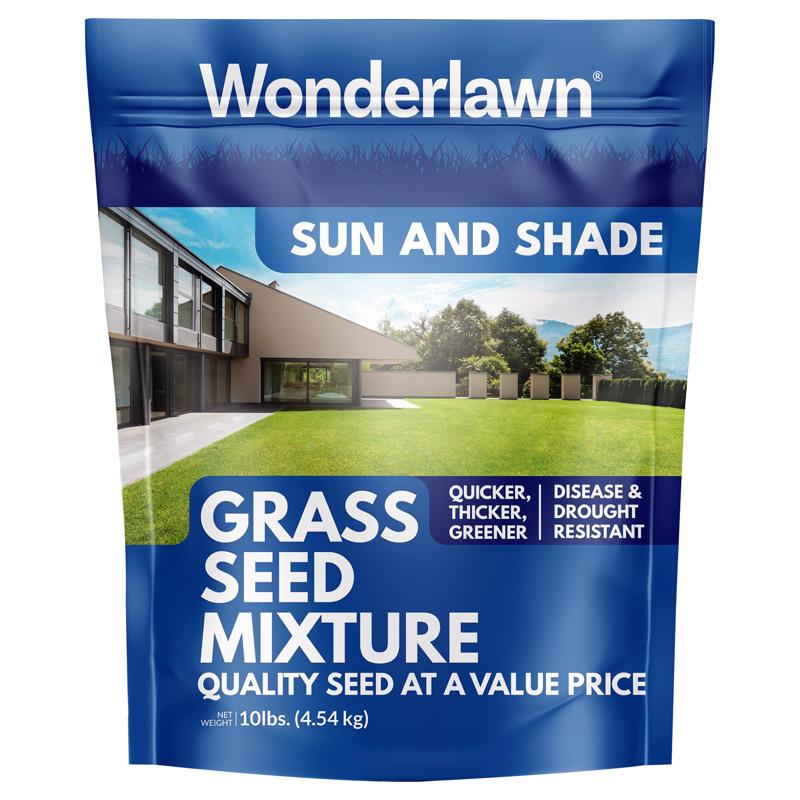 WONDERLAWN - Wonderlawn Mixed Sun or Shade Grass Seed 10 lb