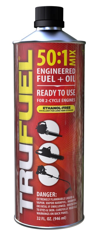 TRUFUEL - TruFuel Ethanol-Free 2-Cycle 50:1 Engineered Fuel and Oil 32 oz - Case of 6