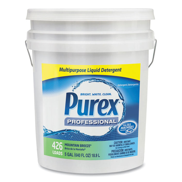 Purex - Liquid Laundry Detergent, Mountain Breeze, 5 gal. Pail