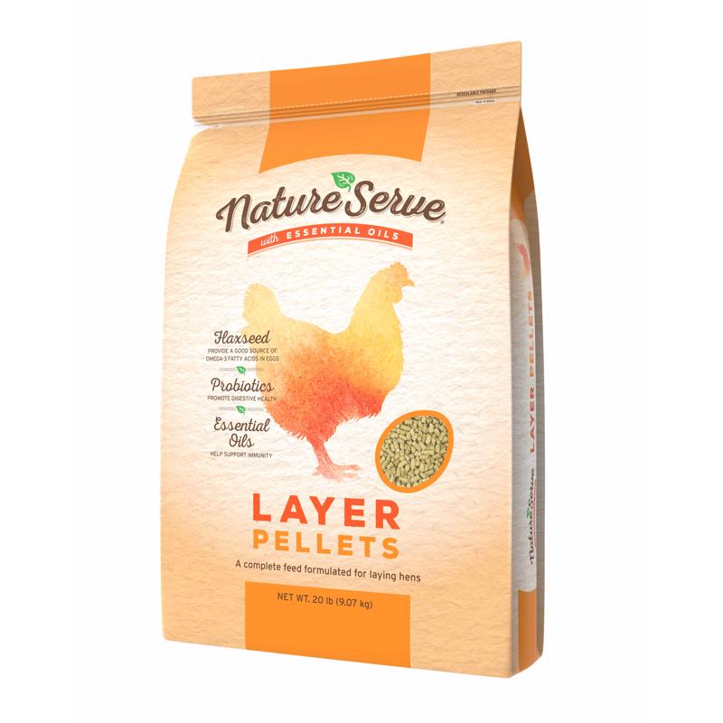 NATURESERVE - NatureServe Layer Feed Pellets For Poultry 20 lb