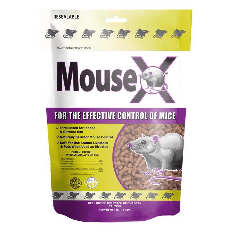 MOUSEX - MouseX Non-Toxic Bait Pellets For Mice 1 lb 1 pk