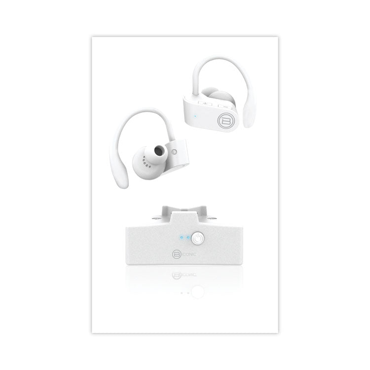 ByTech - Bluetooth Sports Earbuds, White