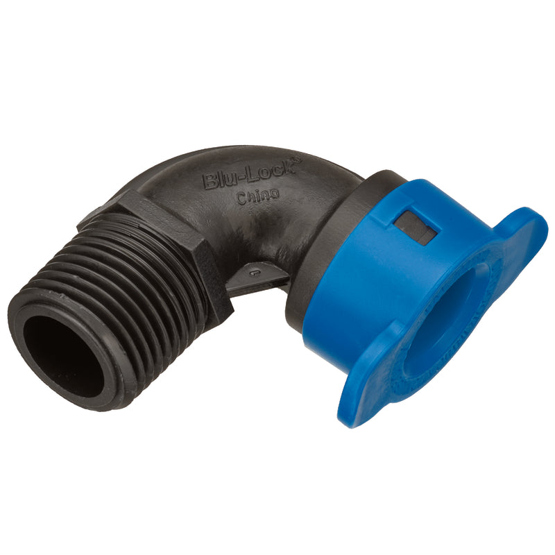 ORBIT - Orbit Blu-Lock 1/2 in. D X 1.5 in. L MPT Elbow