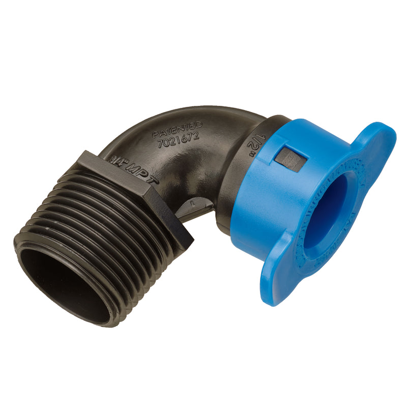 ORBIT - Orbit Blu-Lock 3/4 in. D X 1.5 in. L Elbow