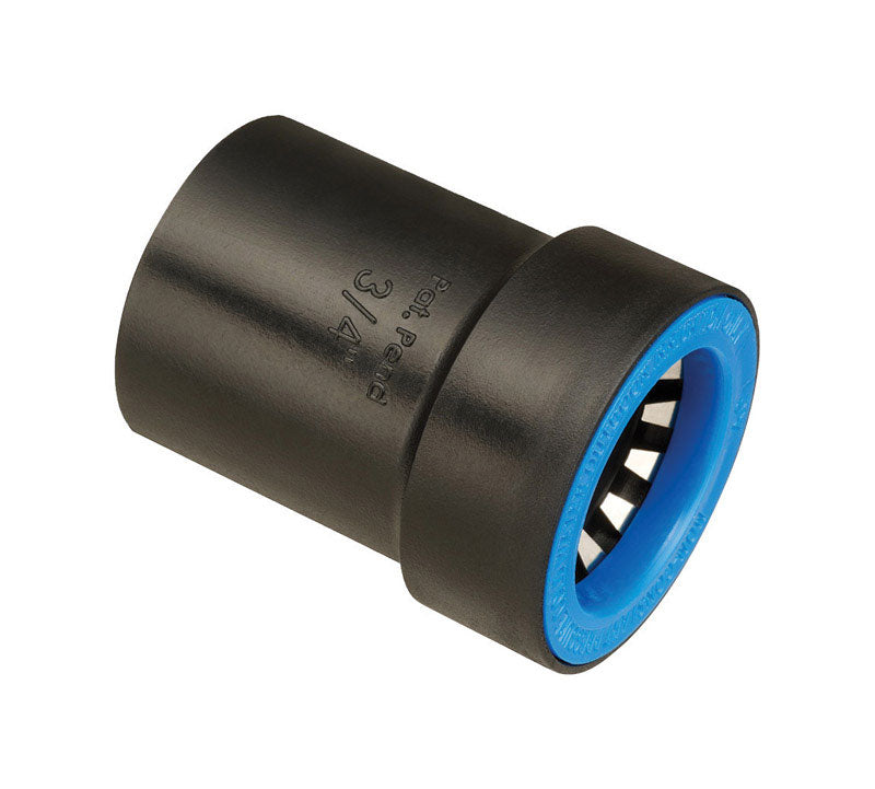 ORBIT - Orbit Blu-Lock 3/4 in. Push X 3/4 in. D Slip Adapter - Case of 10