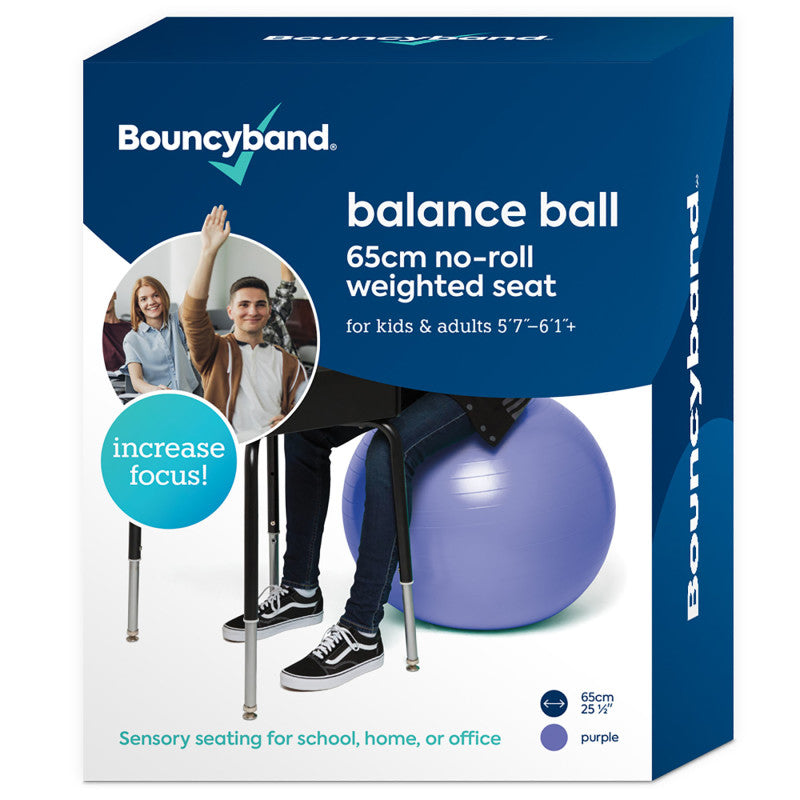 BOUNCYBAND - Balance Ball, 65cm, Purple