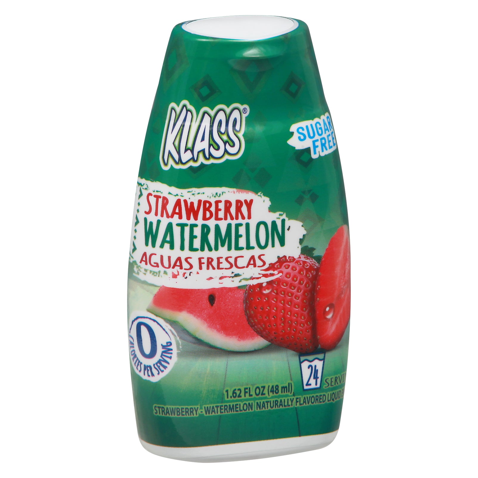 Klass Sugar Free Strawberry Watermelon Aguas Frescas 1.62 fl oz - Case of 12