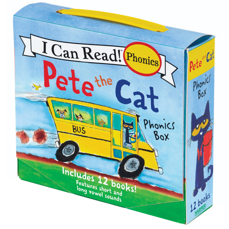 HARPERCOLLINS - I Can Read!™ Pete the Cat Phonics Box, Set of 12 Books