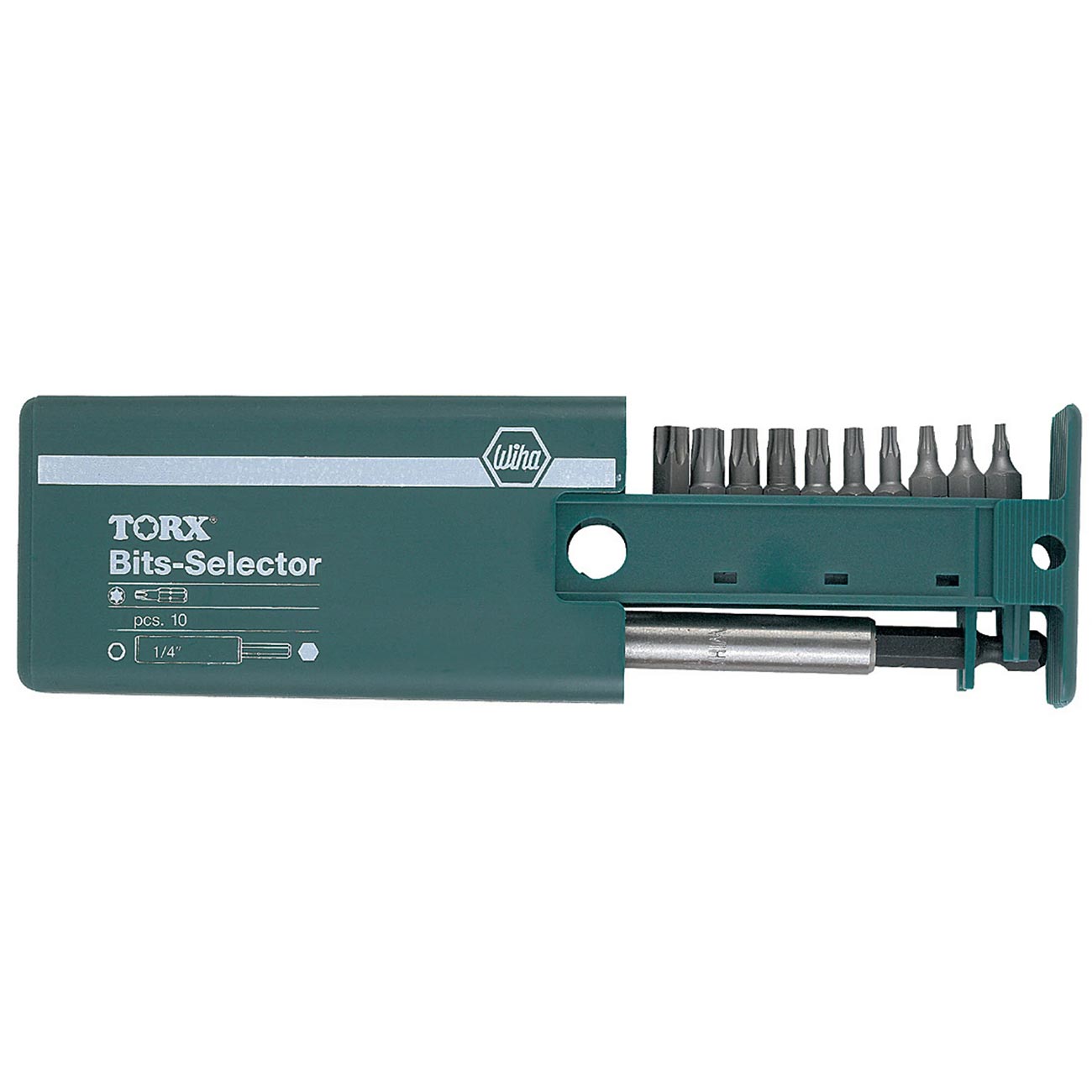 Wiha 11 Piece Security Torx Bit Selector and Magnetic Bit Holder Set
