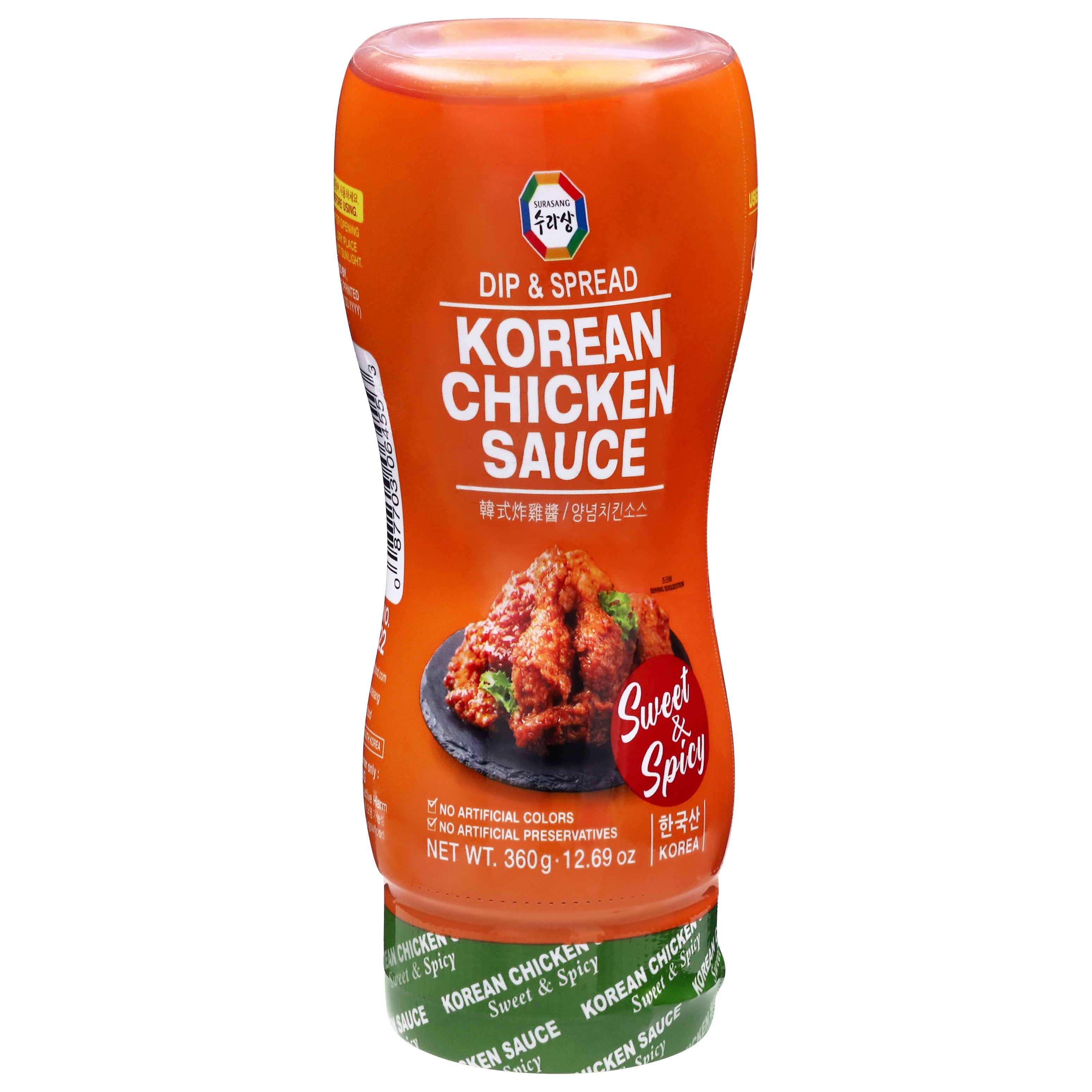 Surasang Dip & Spread Sweet & Spicy Korean Chicken Sauce 12.69 oz - Case of 12