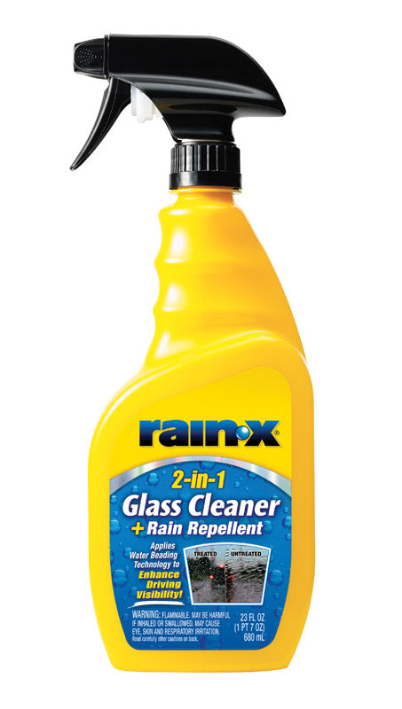 RAIN-X - Rain-X 2-in-1 No Scent Glass Cleaner 23 oz Spray - Case of 6