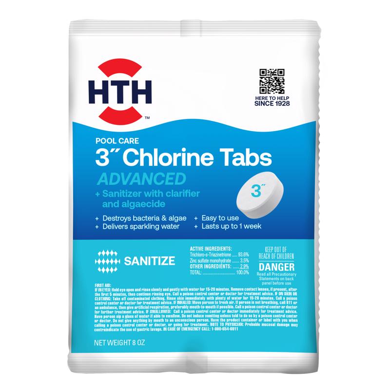 HTH - HTH Super Tablet Chlorinating Chemicals 6 oz - Case of 24