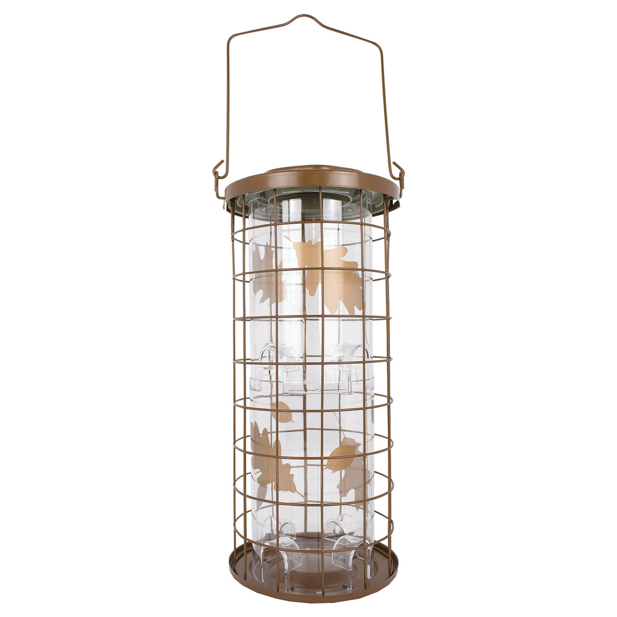 Perky-Pet Squirrel Stumper Wild Bird 3 lb Metal/Plastic Bird Feeder 8 ports - Case of 2