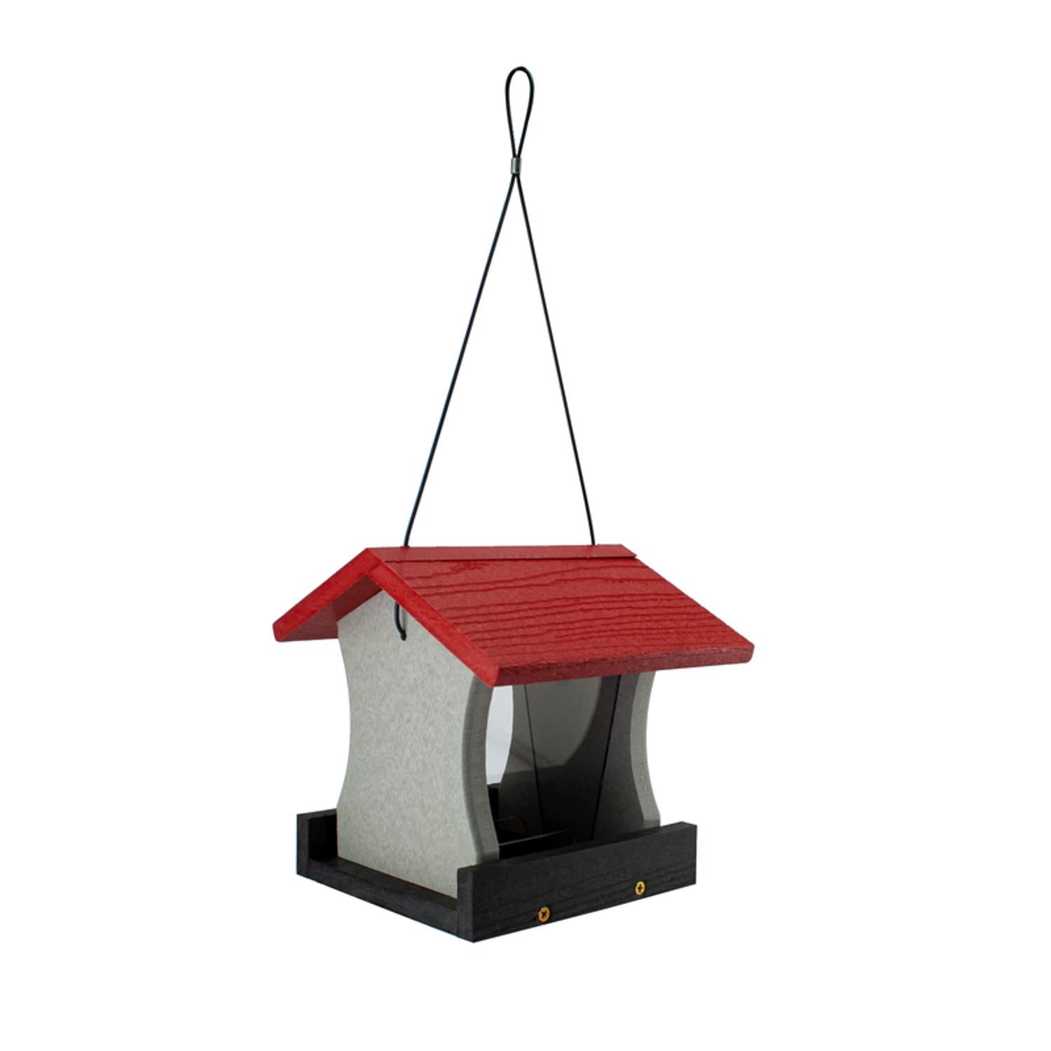 Woodlink Going Green Wild Bird 1.75 lb Plastic Ranch Bird Feeder - Case of 2