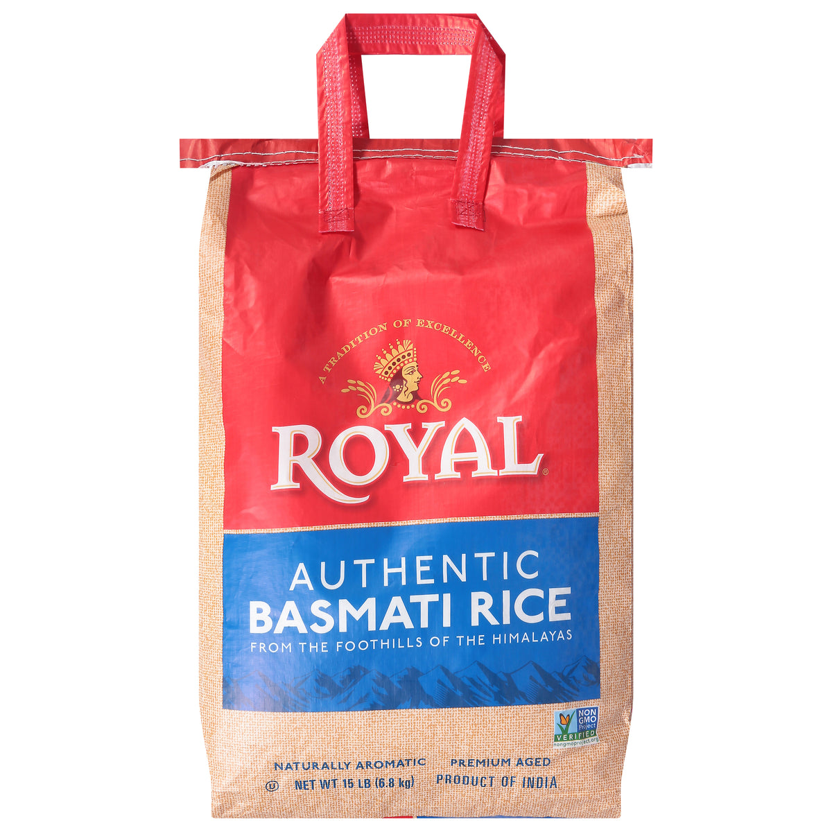 Royal Authentic Basmati Rice 15 lb - Case of 1