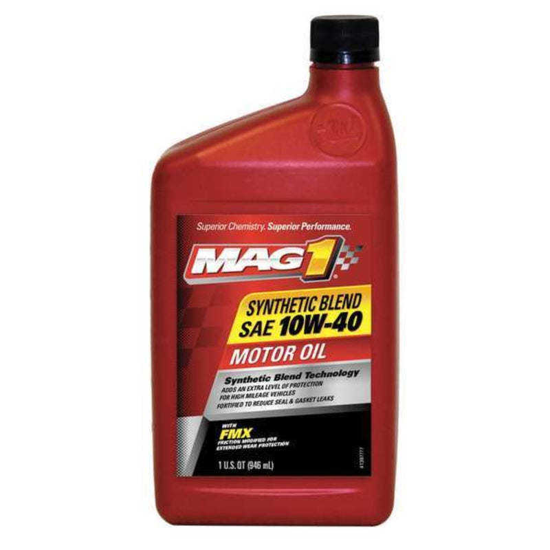 MAG1 - Mag1 10W-40 Gasoline Synthetic Blend Motor Oil 1 qt 1 pk - Case of 6