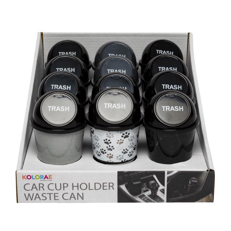 KOLORAE - Kolorae Assorted Car Cup Holder Waste Can 1 pk