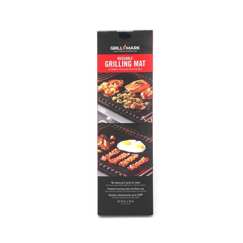 GRILL MARK - Grill Mark Fiber Cement Grill Cooking Mat 15.75 in. L X 13 in. W 1 pk