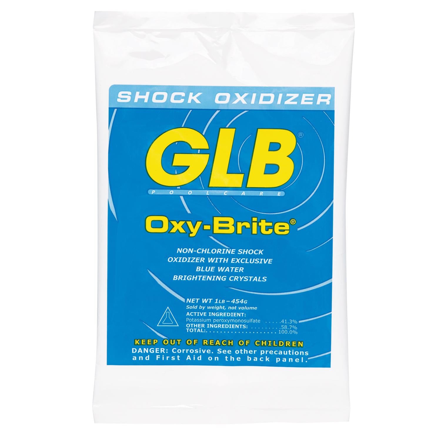 GLB Oxy-Brite Granule Shock Oxidizer 1 lb - Case of 40