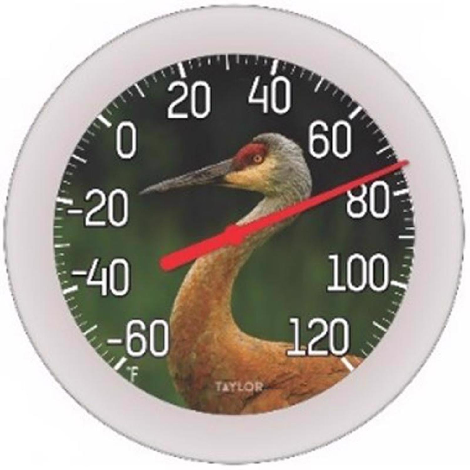 Taylor Crane Dial Thermometer Plastic Multicolored 8.5 in. - Case of 6