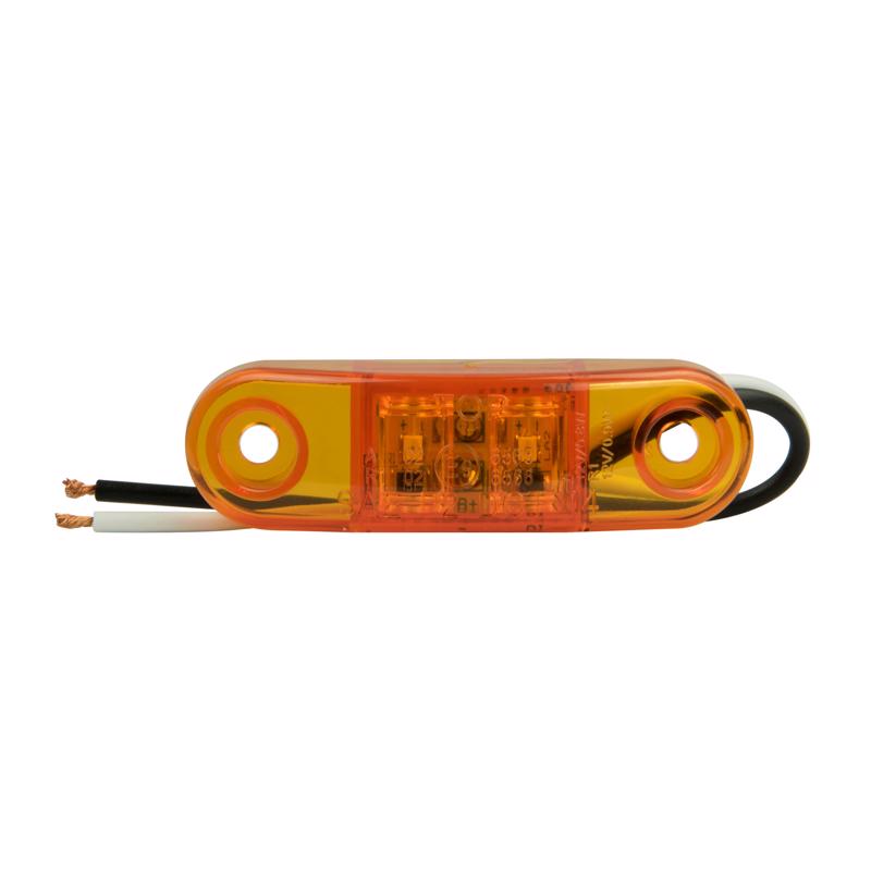 HOPKINS - Hopkins Amber Oblong Clearance/Side Marker LED Light - Case of 2