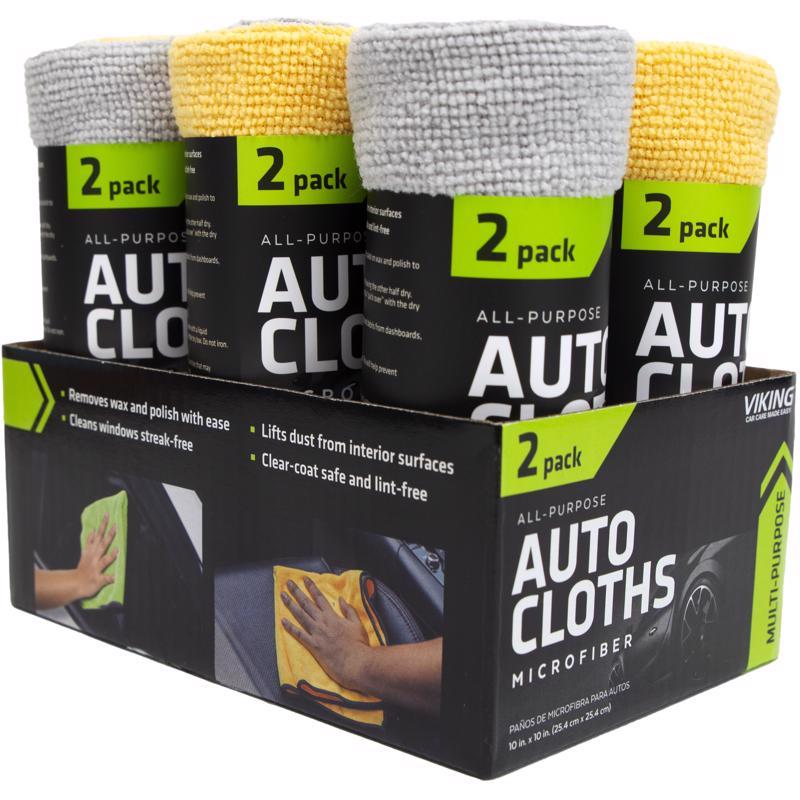 VIKING - Viking Microfiber Cleaning Cloth 10 in. W X 10 in. L 2 pk - Case of 6