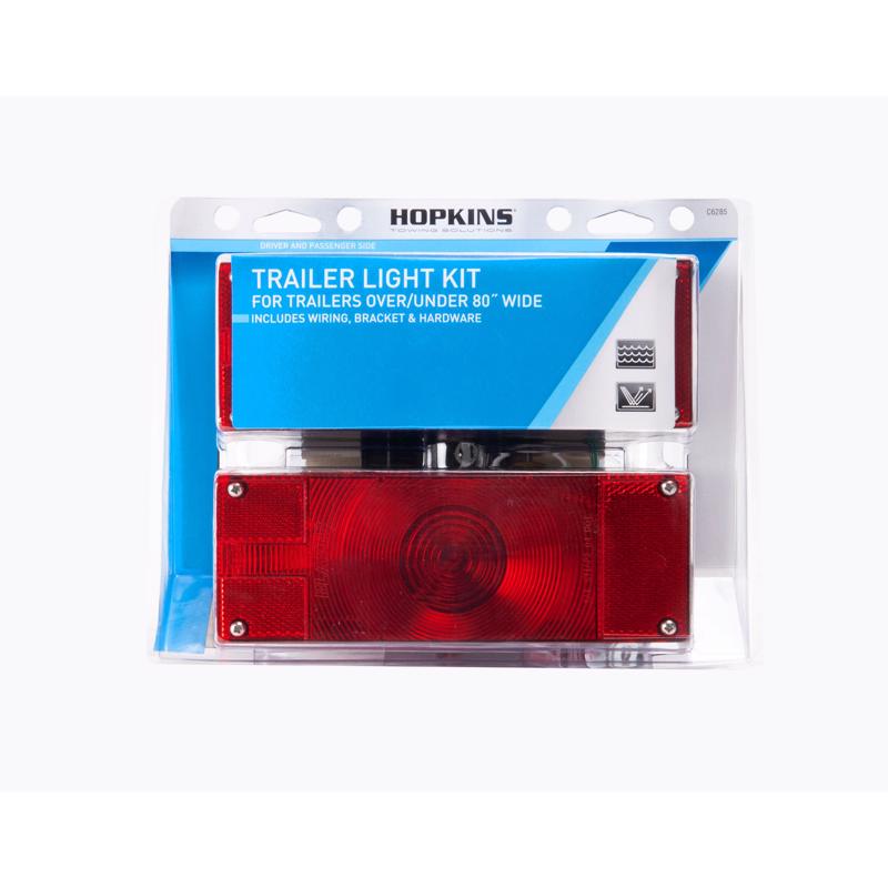 HOPKINS - Hopkins Red Rectangular Trailer Light Kit