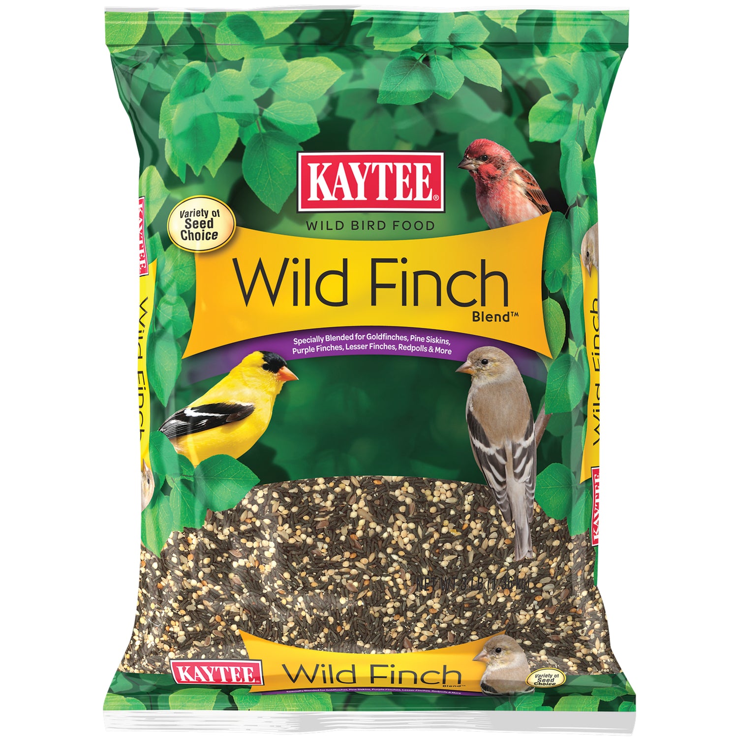 Kaytee Wild Finch Blend Wild Bird Food 3 lb - Case of 6