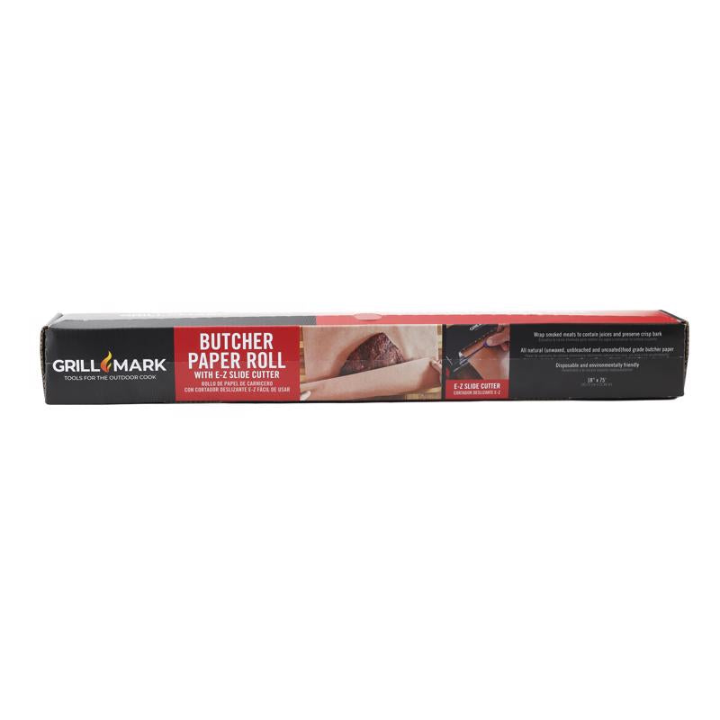 GRILL MARK - Grill Mark Wood Fiber BBQ Butcher Paper Roll 900 in. L X 18 in. W 1 pk