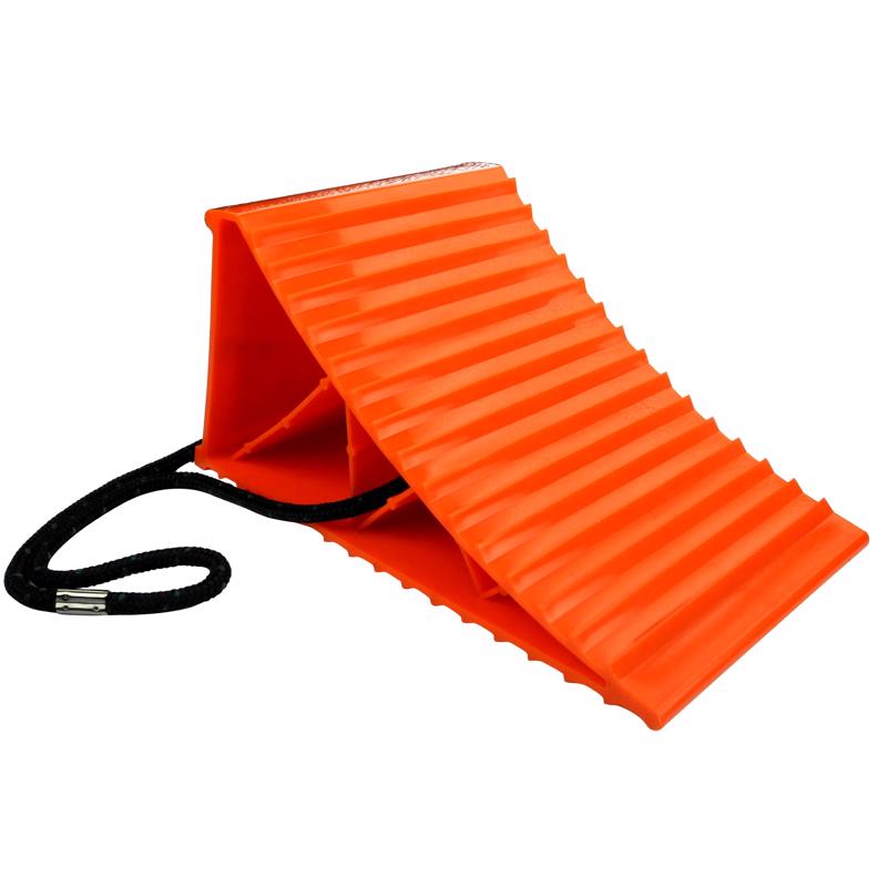 SEACHOICE - Seachoice Orange W/Rope Wheel Chock 1 pk