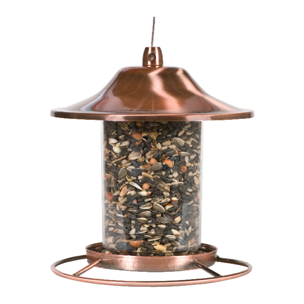 Perky-Pet Wild Bird 2 lb Metal/Plastic Panorama Bird Feeder 1 ports - Case of 2