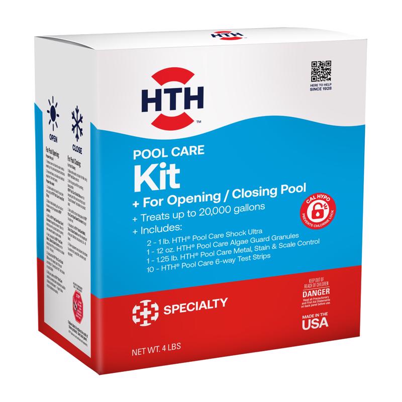 HTH - HTH Granule Pool Care Kit 4 lb - Case of 2