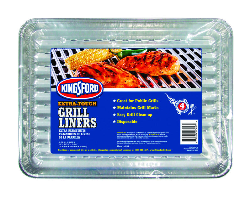 KINGSFORD - Kingsford Aluminum Grill Liner 16 in. L X 11.75 in. W