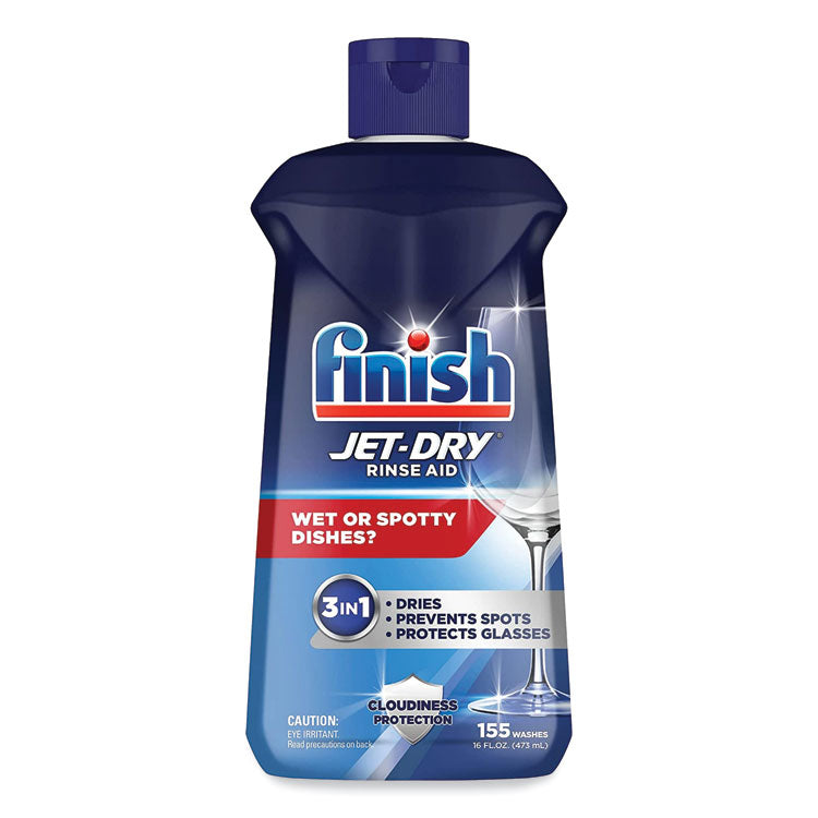 FINISH - Jet-Dry Rinse Agent, 16oz Bottle