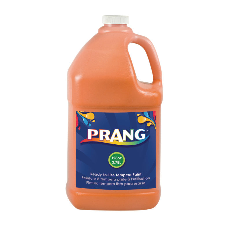 PRANG - Ready-to-Use Tempera Paint, Orange, 1 Gal