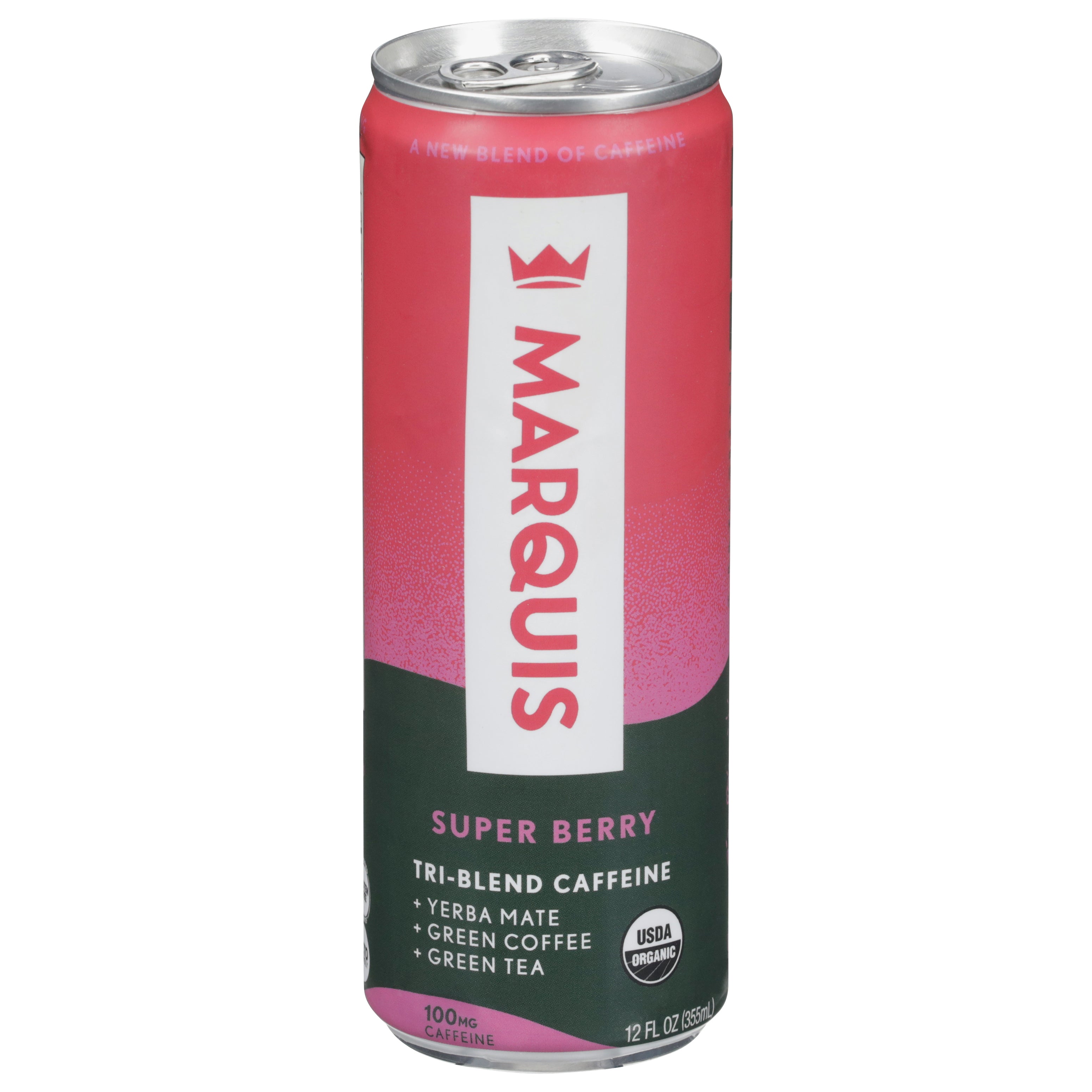 Marquis Organic Super Berry Energy Drink 12 fl oz - Case of 12
